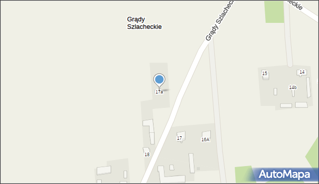 Grądy Szlacheckie, Grądy Szlacheckie, 17a, mapa Grądy Szlacheckie