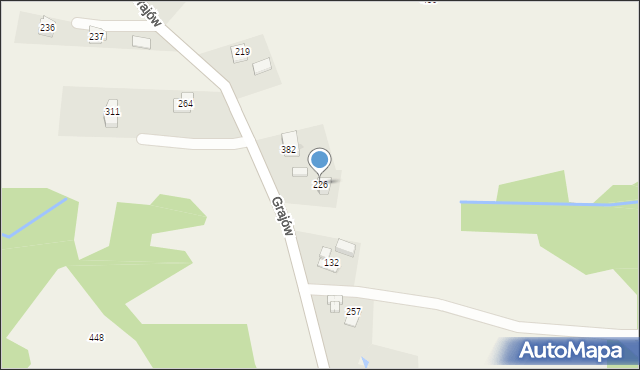 Grajów, Grajów, 226, mapa Grajów