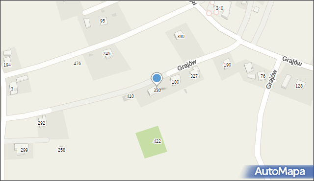 Grajów, Grajów, 330, mapa Grajów