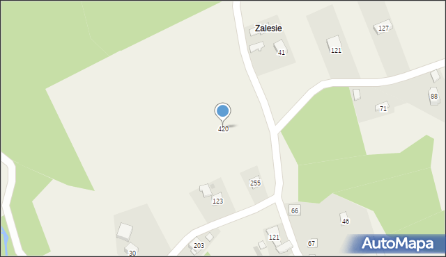 Grajów, Grajów, 420, mapa Grajów