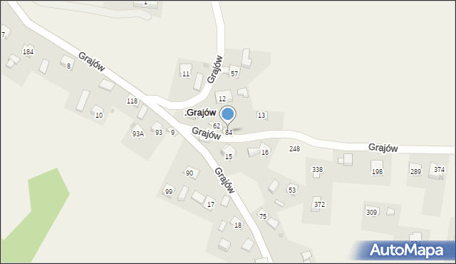 Grajów, Grajów, 84, mapa Grajów