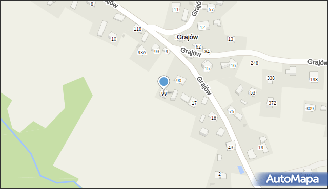 Grajów, Grajów, 99, mapa Grajów