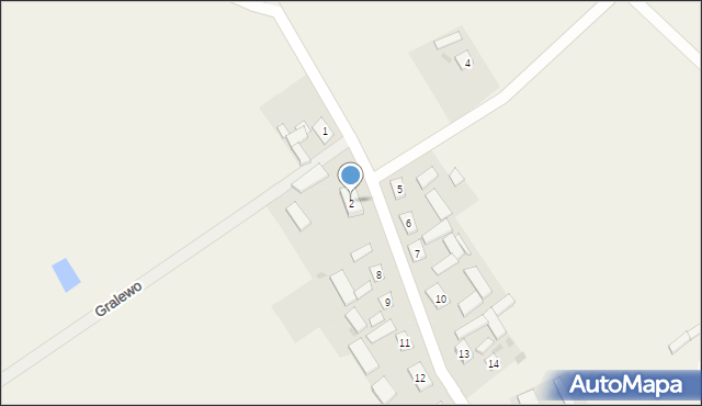 Gralewo, Gralewo, 2, mapa Gralewo