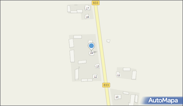 Granice, Granice, 14, mapa Granice