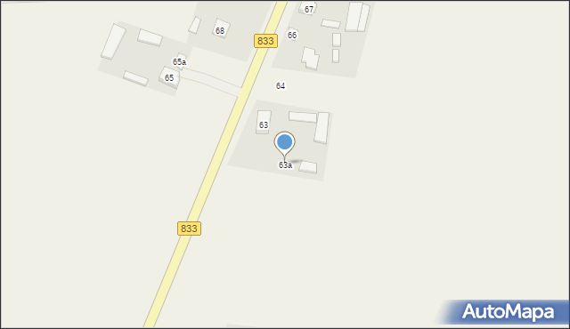 Granice, Granice, 63a, mapa Granice