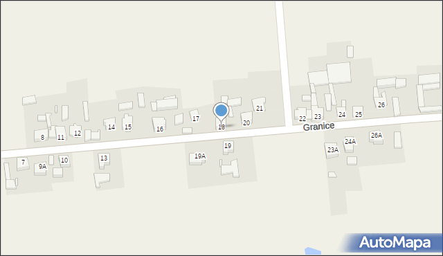 Granice, Granice, 18, mapa Granice