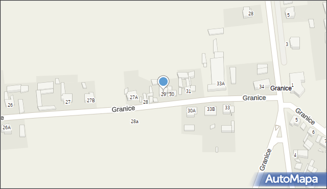 Granice, Granice, 29, mapa Granice