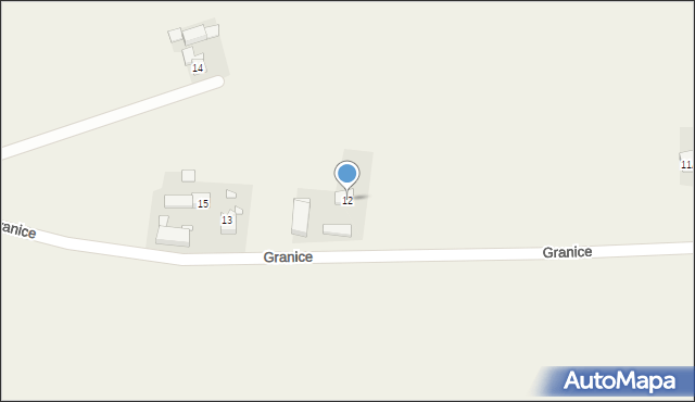 Granice, Granice, 12, mapa Granice