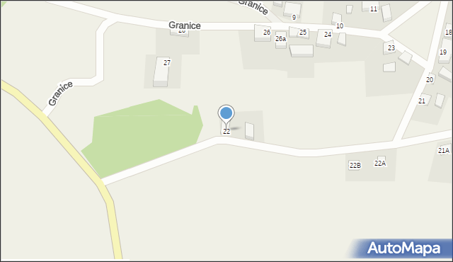 Granice, Granice, 22, mapa Granice