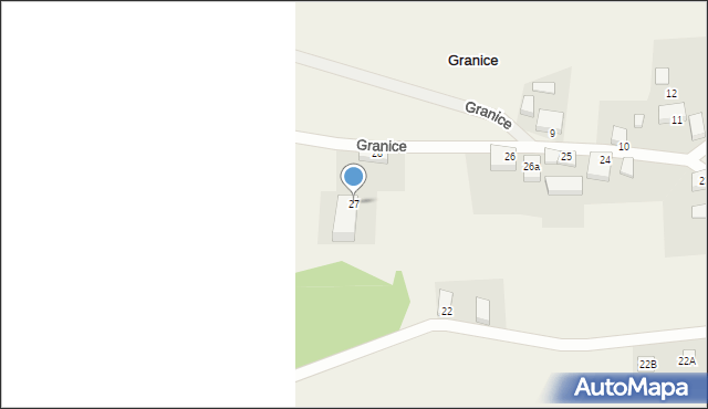 Granice, Granice, 27, mapa Granice