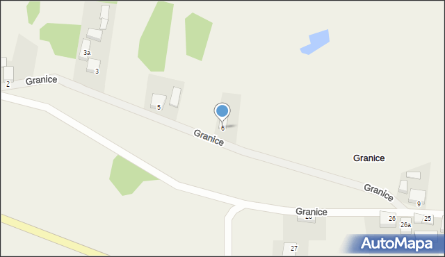 Granice, Granice, 6, mapa Granice