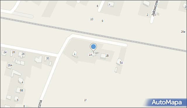 Granice, Graniczna, 1A, mapa Granice