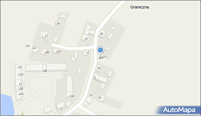 Graniczna, Graniczna, 29A, mapa Graniczna