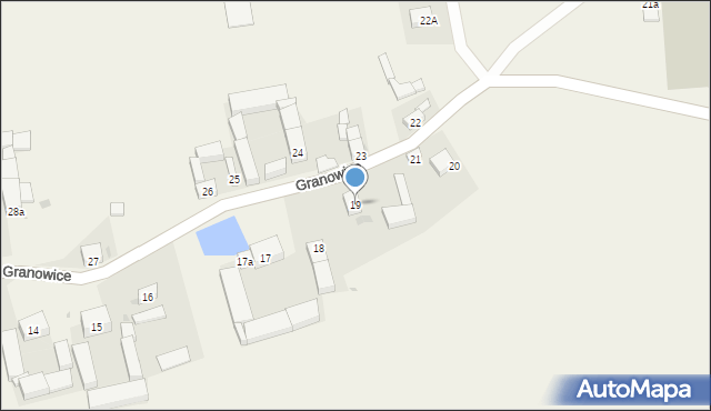 Granowice, Granowice, 19, mapa Granowice