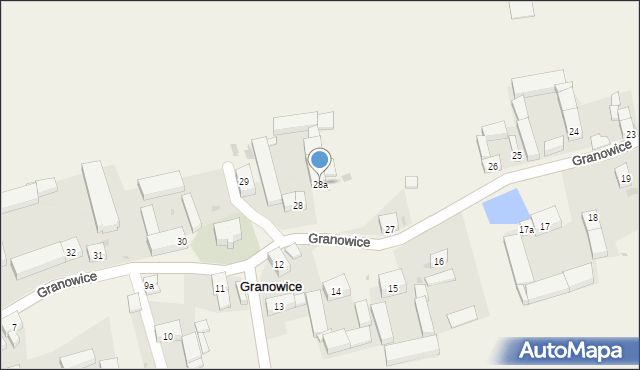 Granowice, Granowice, 28a, mapa Granowice