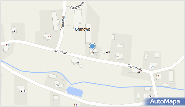 Granowo, Granowo, 19, mapa Granowo