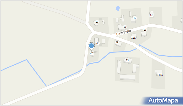 Granowo, Granowo, 42, mapa Granowo