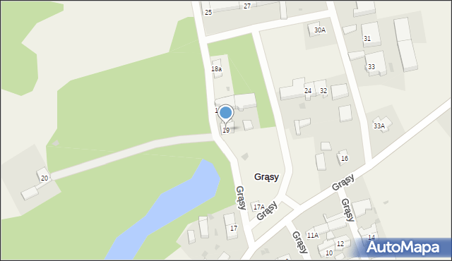 Grąsy, Grąsy, 19, mapa Grąsy