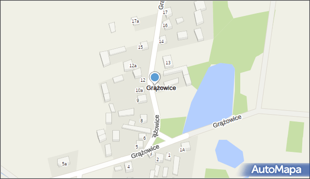 Grążowice, Grążowice, 10, mapa Grążowice