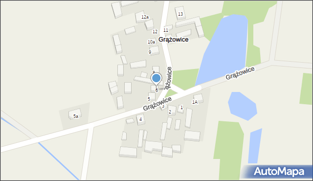 Grążowice, Grążowice, 6, mapa Grążowice