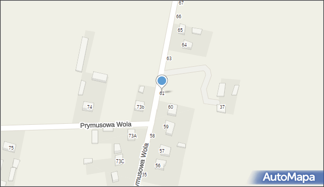 Grążowice, Grążowice, 61, mapa Grążowice