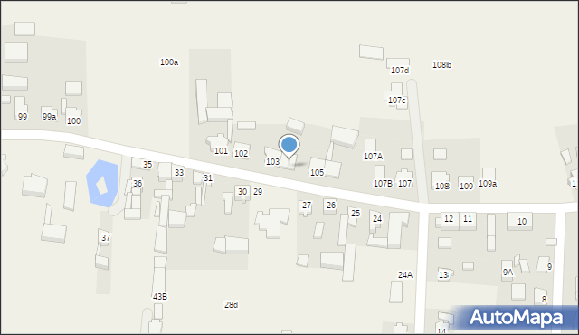 Grębanin, Grębanin, 104, mapa Grębanin