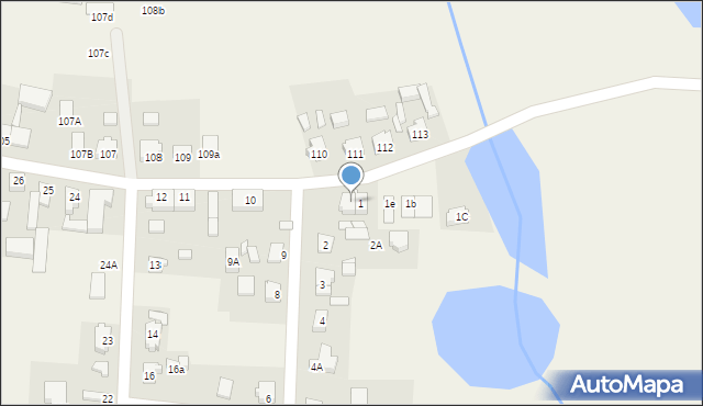 Grębanin, Grębanin, 1A, mapa Grębanin