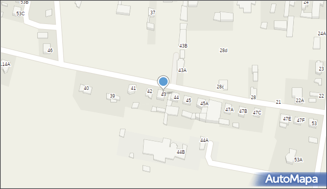 Grębanin, Grębanin, 43, mapa Grębanin
