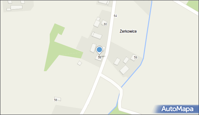 Grębocin, Grębocin, 58, mapa Grębocin