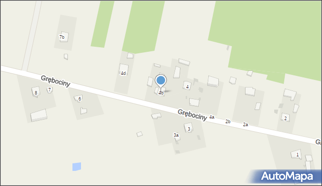 Grębociny, Grębociny, 4b, mapa Grębociny