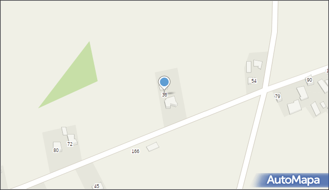 Gręboszów, Gręboszów, 36, mapa Gręboszów
