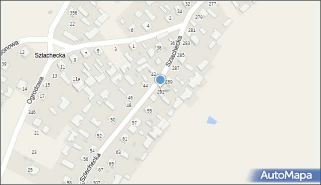 Grębów, Grębów, 291, mapa Grębów