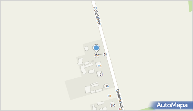 Grębów, Grębów, 820, mapa Grębów