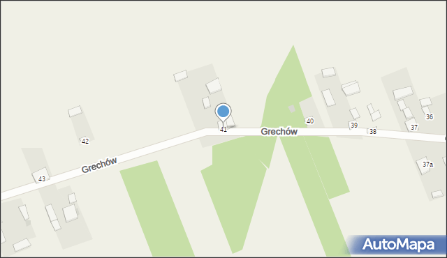 Grechów, Grechów, 41, mapa Grechów