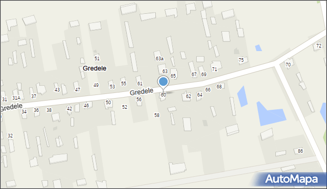 Gredele, Gredele, 60, mapa Gredele