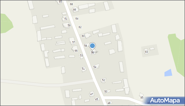 Gregorowce, Gregorowce, 56, mapa Gregorowce
