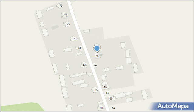 Gregorowce, Gregorowce, 76, mapa Gregorowce