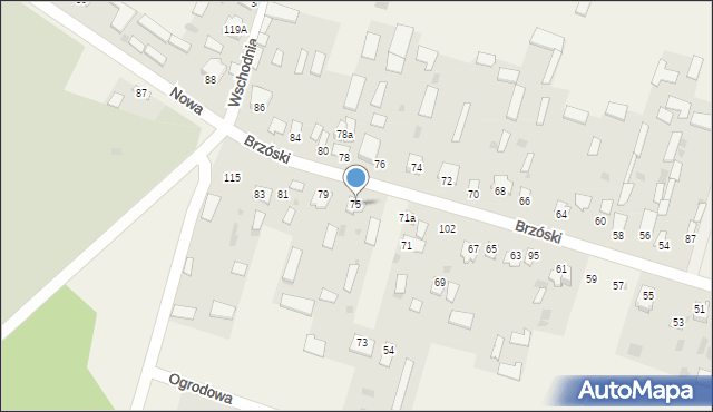 Gręzówka, Gręzówka, 106, mapa Gręzówka