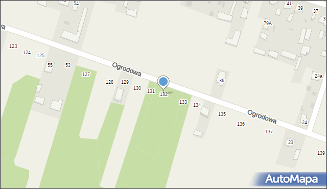 Gręzówka, Gręzówka, 132, mapa Gręzówka