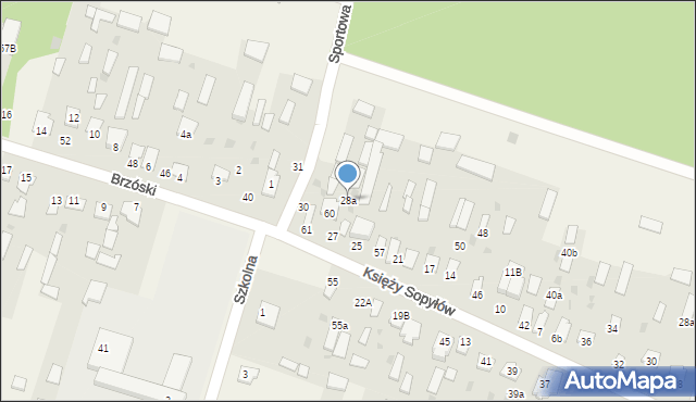 Gręzówka, Gręzówka, 28a, mapa Gręzówka