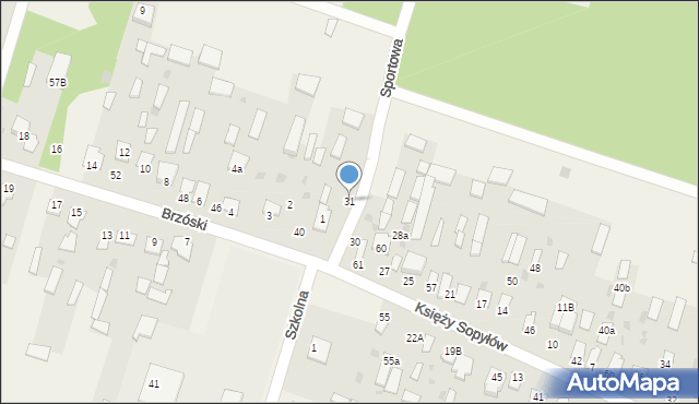 Gręzówka, Gręzówka, 31, mapa Gręzówka