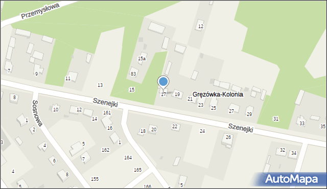 Gręzówka-Kolonia, Gręzówka-Kolonia, 85, mapa Gręzówka-Kolonia