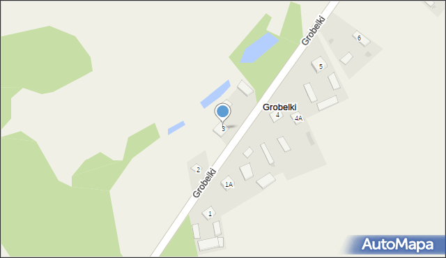 Grobelki, Grobelki, 3, mapa Grobelki