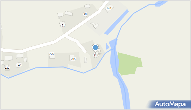 Grobla, Grobla, 119, mapa Grobla