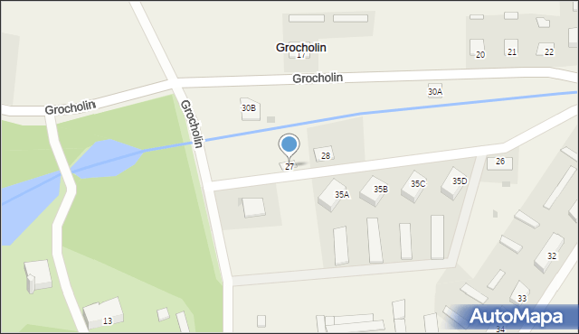 Grocholin, Grocholin, 27, mapa Grocholin