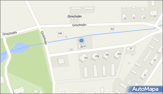 Grocholin, Grocholin, 28, mapa Grocholin