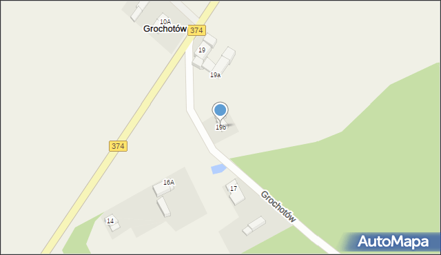 Grochotów, Grochotów, 19b, mapa Grochotów