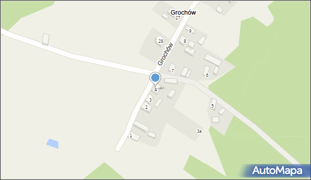 Grochów, Grochów, 4, mapa Grochów