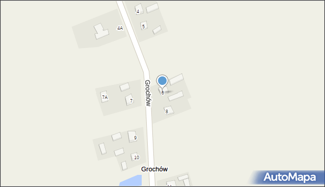 Grochów, Grochów, 6, mapa Grochów