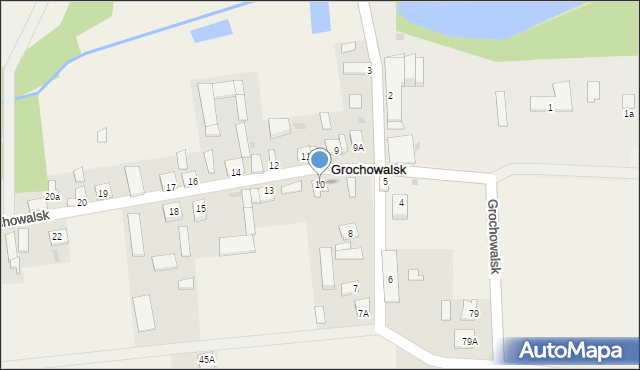 Grochowalsk, Grochowalsk, 10, mapa Grochowalsk